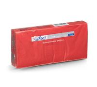 Tovaglioli da cocktail in carta di pura cellulosa 2 veli 25x25 rosso