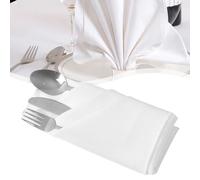 Tovaglioli da Pranzo in Cotone Alta Qualità 12pz 40x40cm Tovaglioli in Panno pe