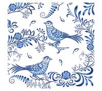 Tovaglioli da pranzo Paper+Design con stampa animalier a tre veli, ecologici