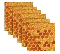 Tovaglioli da tavola a nido d'ape, riutilizzabili, per tutti i giorni, color crema, set di 6 servilletas para tortillas mexicanas