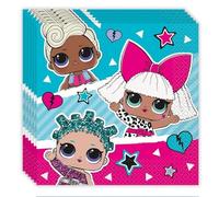 Tovaglioli di carta - 16,5 cm - LOL Surprise Party - Confezione da 16