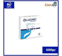 Tovaglioli di carta 38x38 2 veli bianchi cellulosa eventi hotel catering 600 pz