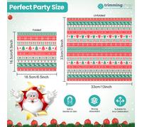Tovaglioli Di Natale 33Cm 2-Ply Serviette 20-100x Carta Riciclabile Per Feste