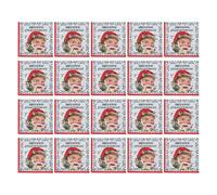 Tovaglioli di Natale decorativi - Tovaglioli di Babbo Natale, 12,99x12,99 pollici Tvaglioli per gli ospiti Asciugamani per la cena, Tovaglili per le feste da 20 pezzi, Tovagliolo per bevande con Bab