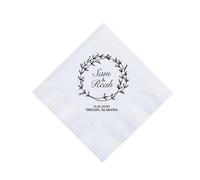 Tovaglioli di Nozze Personalizzati, Tovaglioli di Carta per Matrimonio, Ospite (20pcs)