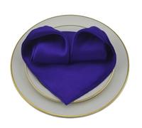 Tovaglioli di Stoffa Raso, Confezione da 60 tovaglioli quadrati 30x30 cm in raso for la decorazione della festa nuziale Ristorante 12 "Asciugamani da tè in stoffa Tovagliolo for caffè/torta(Purple)