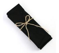 Tovaglioli di stoffa Tovaglioli di stoffa cotone da 10 pezzi lavabili riutilizzabili multicolore(10pcs Black)