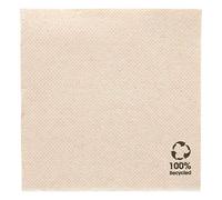 Tovaglioli "Double Point" Ecolabel 18 G/M2 20X20 Cm Grigio Tissue - 2400 Unità