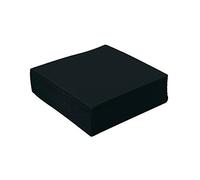 Tovaglioli"Double Point" Ecolabel 18 G/M2 20X20 Cm Nero Tissue - 2400 Unità