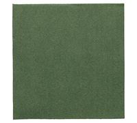 Tovaglioli"Double Point" Ecolabel 18 G/M2 33X33 Cm Verde Giaguaro Tissue - 1200 Unità