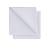 Tovaglioli Gioele in cotone 35x35, Set da 2, Bianco