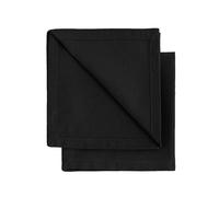 Tovaglioli Gioele in cotone 35x35, Set da 2, Nero