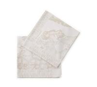 Coppia di tovaglioli in cotone Prima Classe 48x48 cm avorio