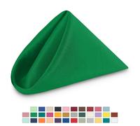 Tovaglioli In Poliestere 20"X20" Per Matrimonio Feste Cena Decorazione 1-100 Pz