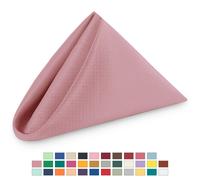 Tovaglioli In Poliestere 20"X20" Per Matrimonio Feste Cena Decorazione 1-100 Pz