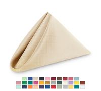 Tovaglioli In Poliestere 20"X20" Per Matrimonio Feste Cena Decorazione 1-100 Pz
