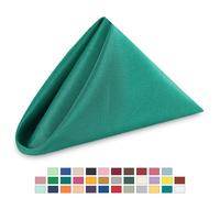 Tovaglioli In Poliestere 20"X20" Per Matrimonio Feste Cena Decorazione 1-100 Pz