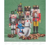 Tovaglioli Nussknackerparade (20) Ca 33 Cmx33 CM Nuovo Erzgebirge