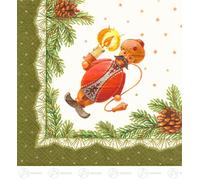 Tovaglioli Omino Fumatore (20) B= x H = Ca 33 Cmx33 CM Nuovo Monti Metalliferi