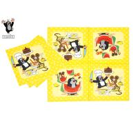 Tovaglioli party Talpa e amici 33 cm, 12 pz