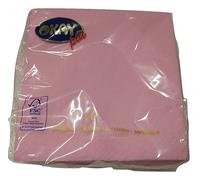 TOVAGLIOLI PER FESTE E COMPLEANNI 25X25 CM COLORE ROSA OKAY PIU'