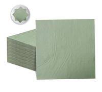 Tovaglioli Verde Salvia, 60 Pezzi tovaglioli monouso da Cocktail Verde Salvia, da Cocktail Verdi in Carta da Cena da 9, 8x9, 8 Pollici, da Cena Verdi, di Carta