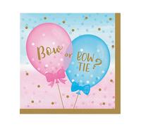 Tovagliolo carta 33x33 cm - 16 pezzi - gender reveal