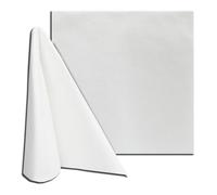 Tovagliolo TNT monouso 40x40 in tessuto non tessuto BIANCO | 50 pezzi | tovaglioli, resistenti | assorbente | simile al tessuto | ideale per ristorazione | HoReCa | Biodegradabile