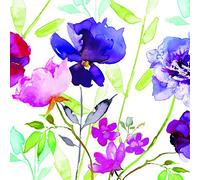 Tovagliolo Viole del pensiero viola fiori 20 PZ 33 x 33 cm