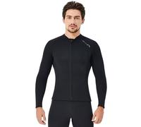 TOVCHEI Muta da 2 Mm Divisa in Parte Superiore con Cerniera Frontale Manica Lunga Calda Muta da Sub A Prova di Freddo Protezione Solare Anti Meduse per Il Surf Subacqueo,Men,XL