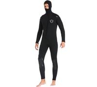 TOVCHEI Muta da Bagno in Neoprene da 5 Mm Muta da Sub Monopezzo A Maniche Lunghe con Cappuccio Tuta da Surf Anti Medusa Calda A Prova di Freddo,Black a,M