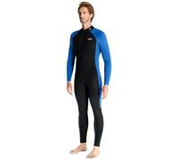 TOVCHEI Muta da Surf 3MM Neoprene Muta Intera, Manica Lunga, Caldo A Prova di Freddo, Tuta da Medusa per Sport Acquatici,Men Blue,L