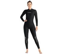 TOVCHEI Muta in Neoprene 1,5 Mm Muta da Sub Monopezzo Manica Lunga Caldo Anti Meduse Cerniera Posteriore Nuoto Snorkeling Surf,Woman,XS