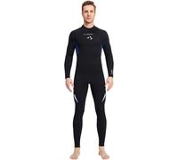 TOVCHEI Muta Monopezzo 3MM Neoprene Maniche Lunghe Caldo A Prova di Freddo Muta da Sub Anti Meduse per Lo Snorkeling Motoscafo,Man b,3XL