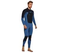 TOVCHEI Sport Acquatici Muta da Sub con Cerniera Posteriore Muta da Sub in Neoprene da 3 Mm Costume da Bagno A Maniche Lunghe Pantaloni Caldi Tuta da Medusa,Blu,3XL