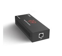 ToVi Dante - Adattatore da USB a audio di rete, convertitore audio a 2 canali per rete Dante, conforme AES67 Audio Over IP, 24 bit, 44,1/48/96 kHz (DXA-USB-ED)