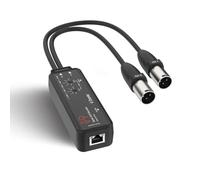 ToVi Dante XLR Audio Decoder - Convertitore Dante a 2 canali XLR, 96 kHz/24 | Uscita analogica bilanciata/sbilanciata, audio ad alta risoluzione con controllo flessibile del guadagno