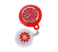 TOVINANNA 1 Pz orologio da petto orologi per infermieri donna assistenza infermieristica orologi da infermiera per le donne orologio da infermiere alla moda Materiale cassa: lega rosso