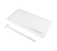 TOVINANNA 1 Set Copriwater Tozzo Sedile Del Water Con Chiusura Ammortizzata Sedile Del Water Per Famiglie Coperchio Della Padella Accovacciata Coperchio Del Wc Accovacciato Vasino Abs Bianca