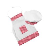 TOVINANNA 1 Set Costume Chef per Grembiule e Cappello Accessori Fotografici Unici per Servizio Fotografico e Celebrations Cento Giorni per Riprese Indoor