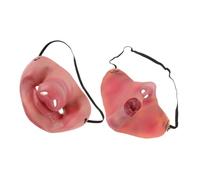 TOVINANNA 1 Set Mezza Divertente Maschera Di Halloween Costume Cosplay Fantastiche Maschere Cosplay Maschere in Costume Per Adulti Naso Di Cinghiale Festa Animale Emulsione