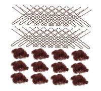 TOVINANNA 1 Set Retina Per Set Di Retine Per Per Le Donne Clip Di Mollette Per Bobby Pins Per Le Donne Copertura Del Panino Dei Accessori Dei