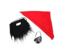 TOVINANNA 1 Set Set di ruolo di pirata forniture per feste pirata forniture per feste di compleanno dei pirati costume da pirata per halloween plastica
