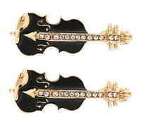 TOVINANNA 1 set Spilla Per Strumento Musicale Spilla Alla Moda Spilla Per Violino Spilla Smaltata Spilla Per Vestiti Spilla Per Violino Spilla Con Distintivo Per 2 pezzi
