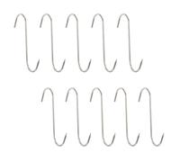 TOVINANNA 10 Ganci a S in Acciaio Inossidabile per Carne e Pollame Set da 10 Pezzi Ganci da Macellaio per Appendere Essiccare e Affumicare Uso Professionale e Casalingo