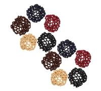 TOVINANNA 10 Pezzi Di Chignon Fasce Per Strumenti Per Lo Styling Dei Retina Invisibile Per Supporto Per Chignon Retine Per Da Donna Stile Vintage Versatili Per Matrimoni E Serate Fuori