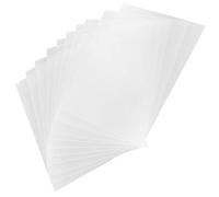 TOVINANNA 10 Pezzi Lastra Acrilica Trasparente Pellicola Adesiva Doppia Faccia Resistente per Sostituzione Cornice Portafoto per Progetti DIY