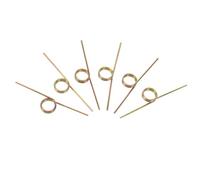 TOVINANNA 10 Pezzi Molla di Torsione per Coperchio Bidone della Spazzatura Molla Robusta in Metallo Zincato Ricambio Compatibile per Riparazione Installazione Rapida per Uso