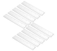 TOVINANNA 10 Pezzi Righello Trasparente in Abs 15cm Scala Chiara, Versatile per Applicazioni Professionali e Uso Scolastico, per Architetti e Ingegneri