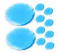 TOVINANNA 10pezzi Patch Rinfrescante Per Occhi Maschera Antifatica e Gel Soluzione Per Gonfiore Testa Per Relax e Rimedio Per Occhi Stanchi